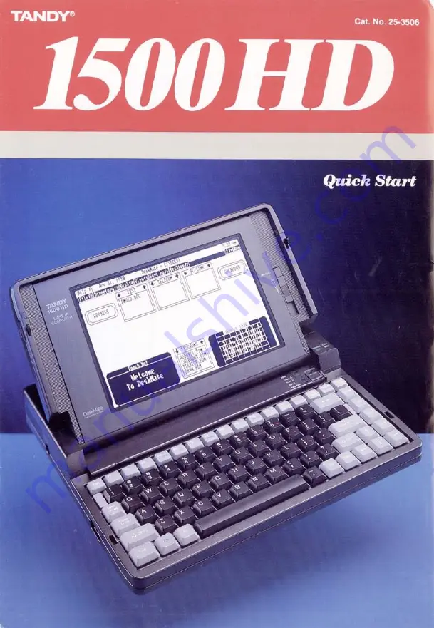 Tandy 1500HD Скачать руководство пользователя страница 1