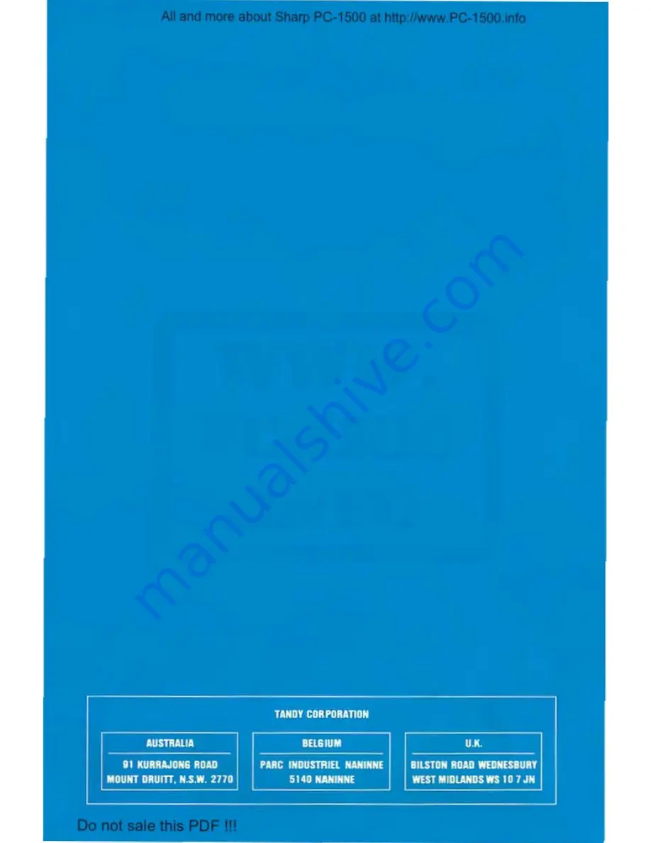 Tandy PC-2 Manual Download Page 184