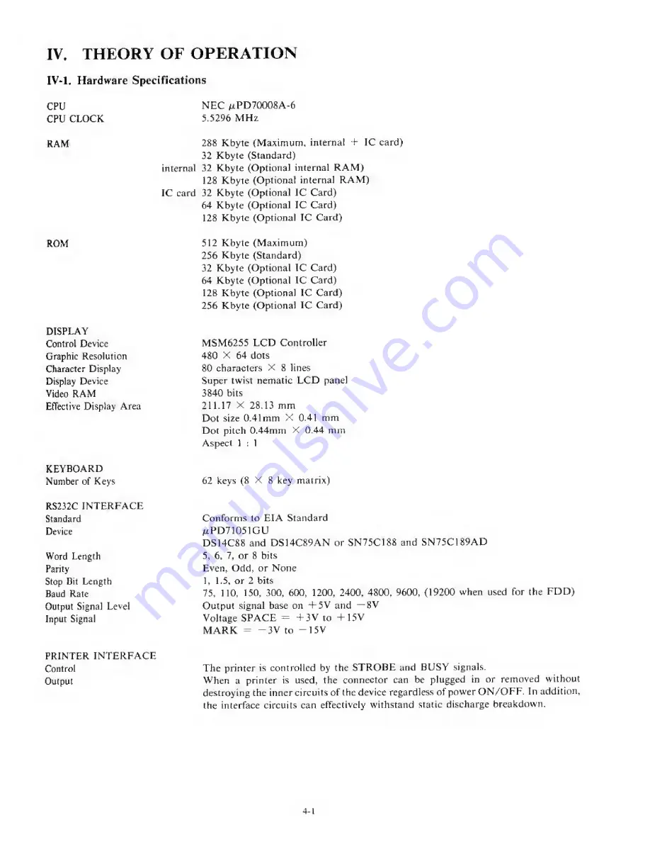 Tandy WP-2 Скачать руководство пользователя страница 23