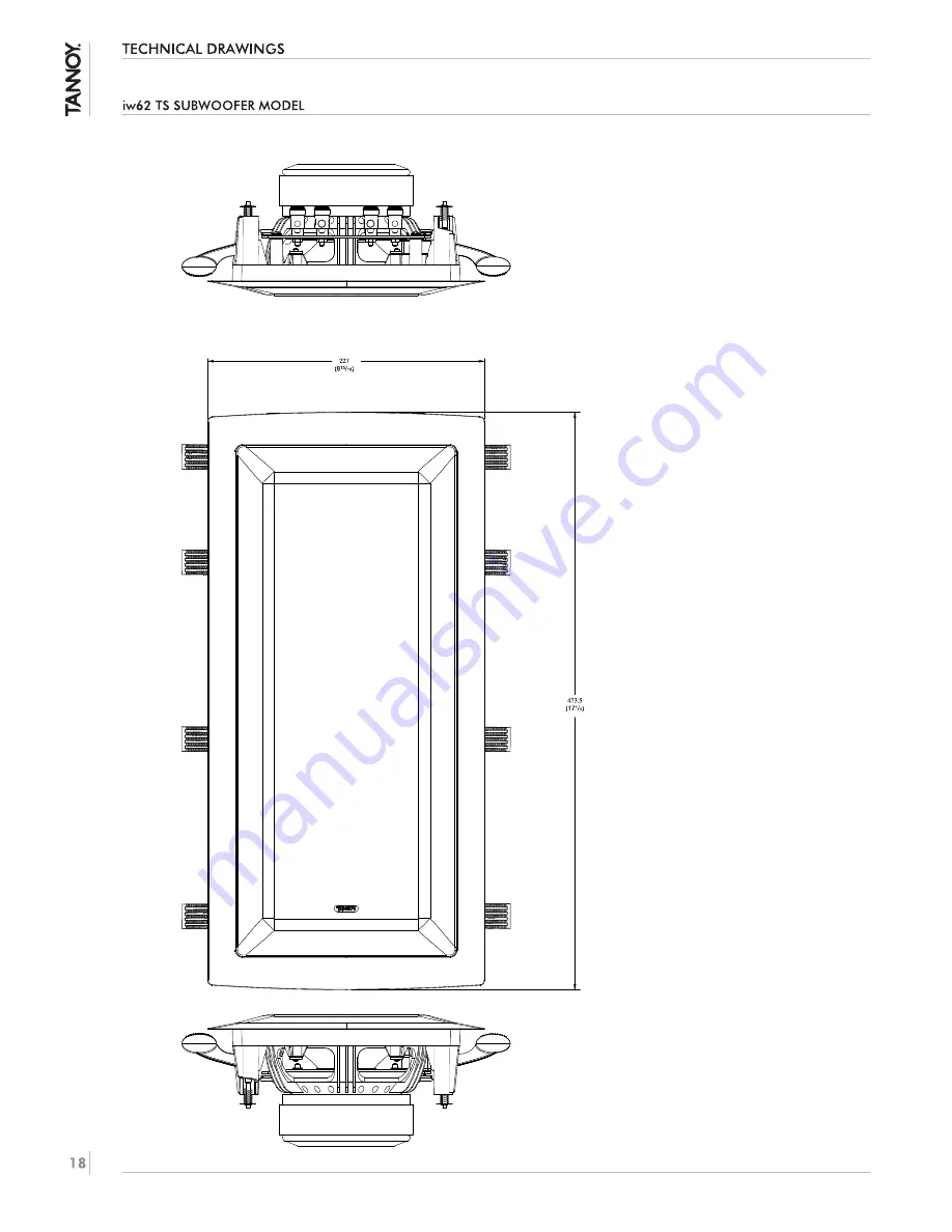 Tannoy iw62 TS Скачать руководство пользователя страница 18