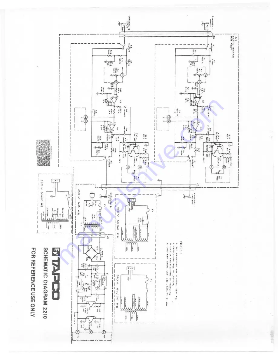 Tapco 2210 Owner'S Manual Download Page 11