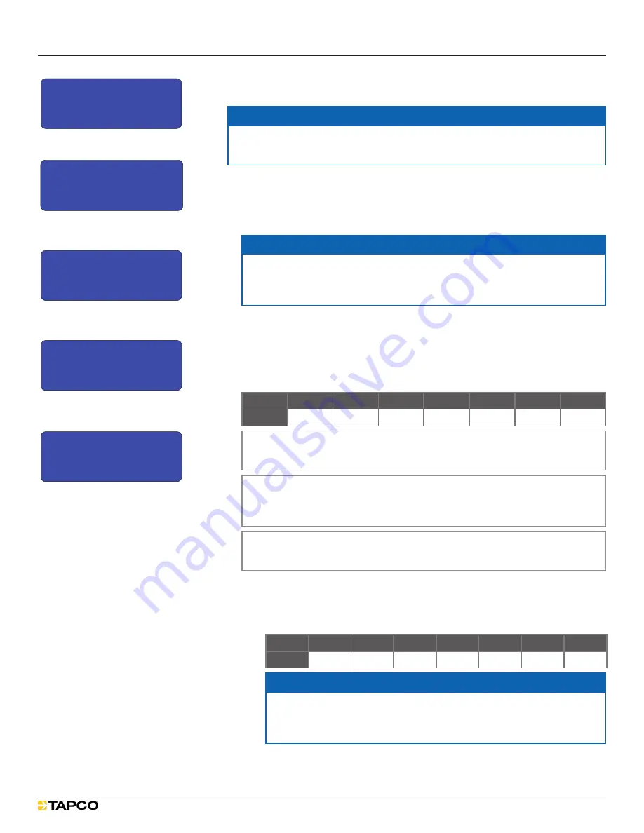 Tapco BLINKERBEAM Operation Manual Download Page 10