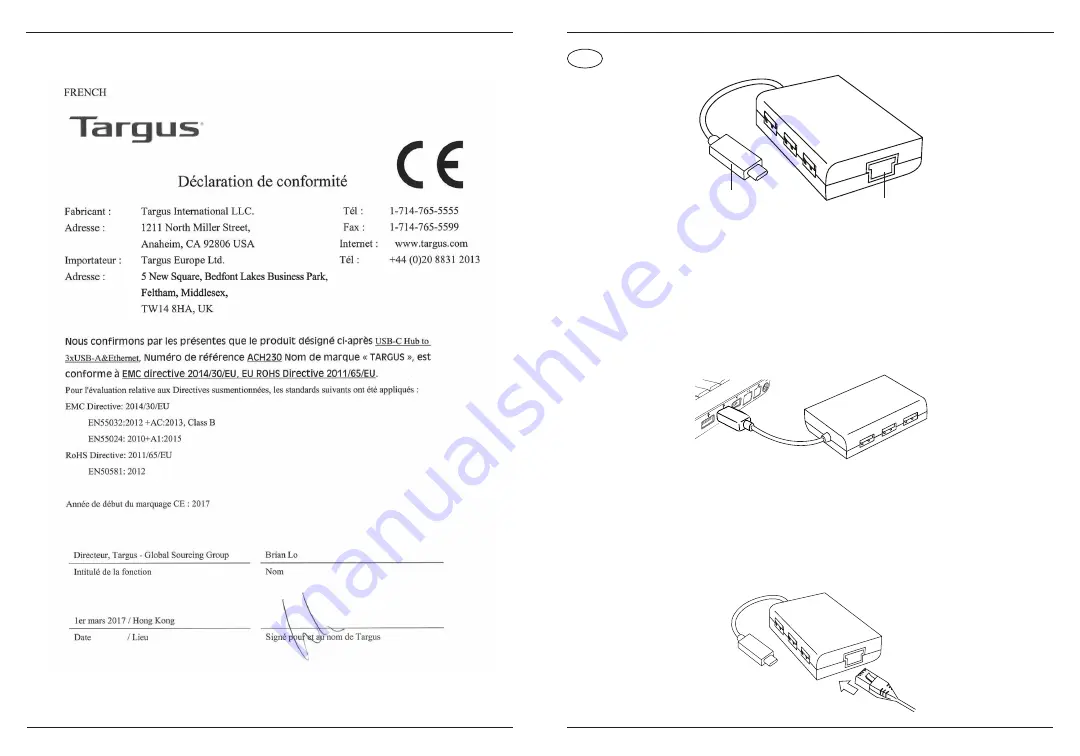 Targus ACH230EUZ User Manual Download Page 7