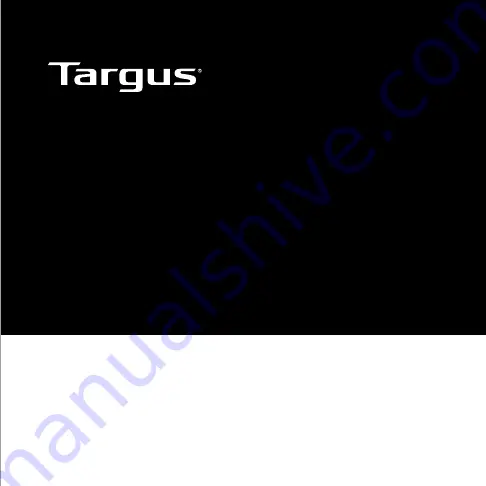 Targus LAP CHILL MINI User Manual Download Page 1