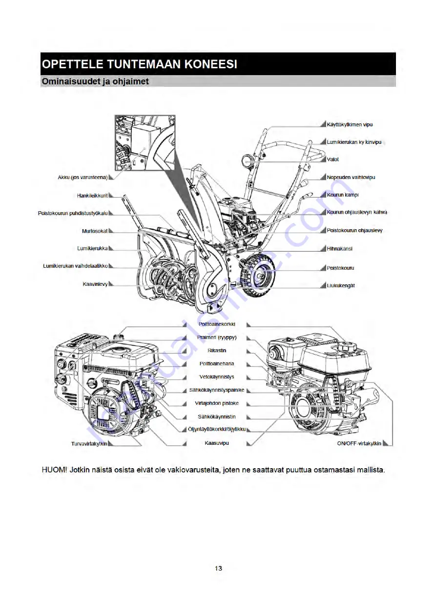 Tarmo XTP120 Instruction Manual Download Page 13