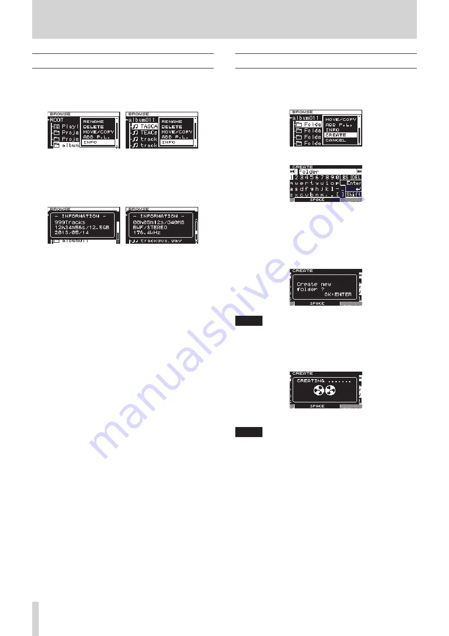 Tascam DA-3000 Owner'S Manual Download Page 36