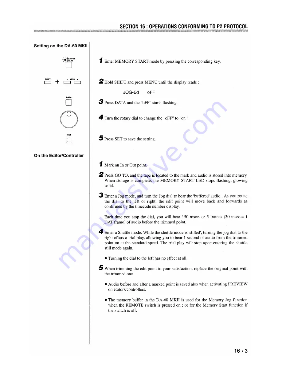 Tascam DA-60MKII Owner'S Manual Download Page 51