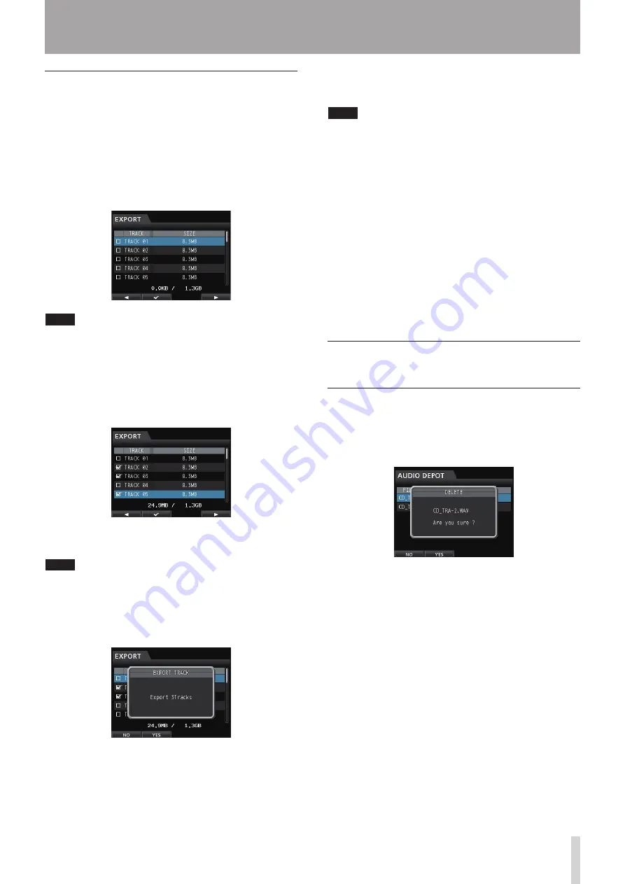 Tascam DP-32 Digital Portastudio Owner'S Manual Download Page 79