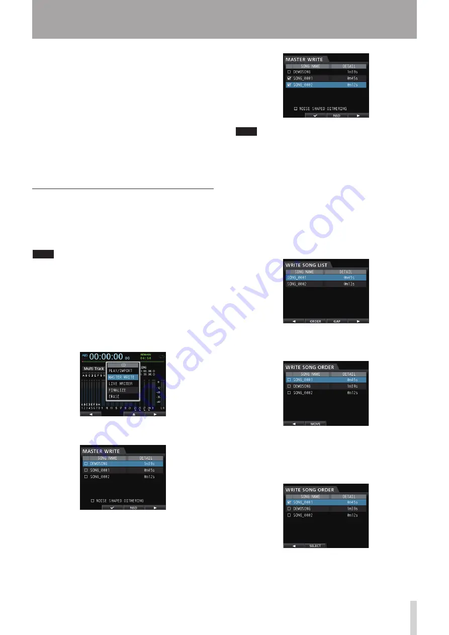 Tascam DP-32 Digital Portastudio Owner'S Manual Download Page 83