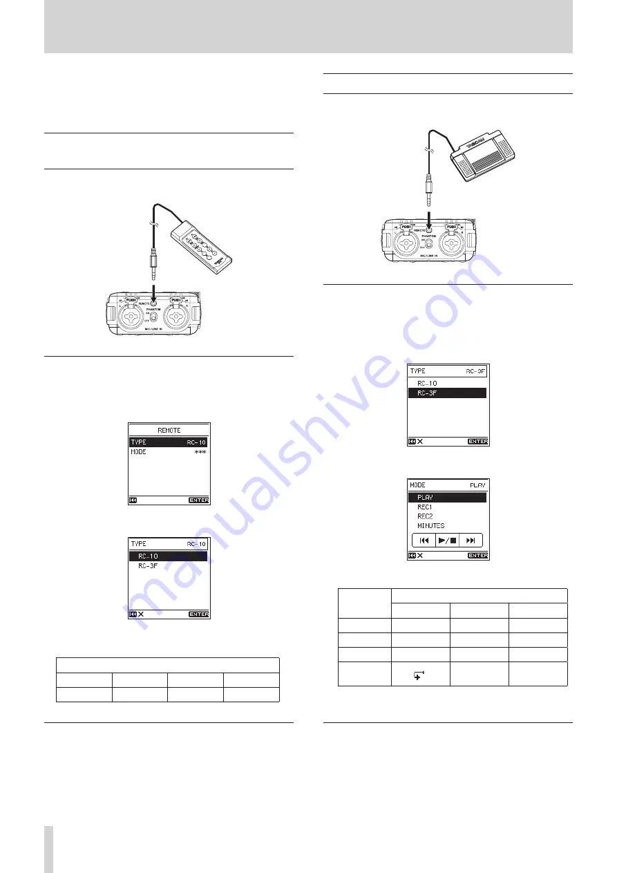 Tascam DR-100MKIII Reference Manual Download Page 46