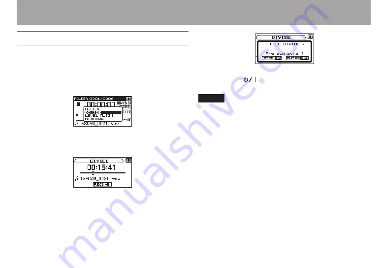 Tascam DR-40 Owner'S Manual Download Page 89