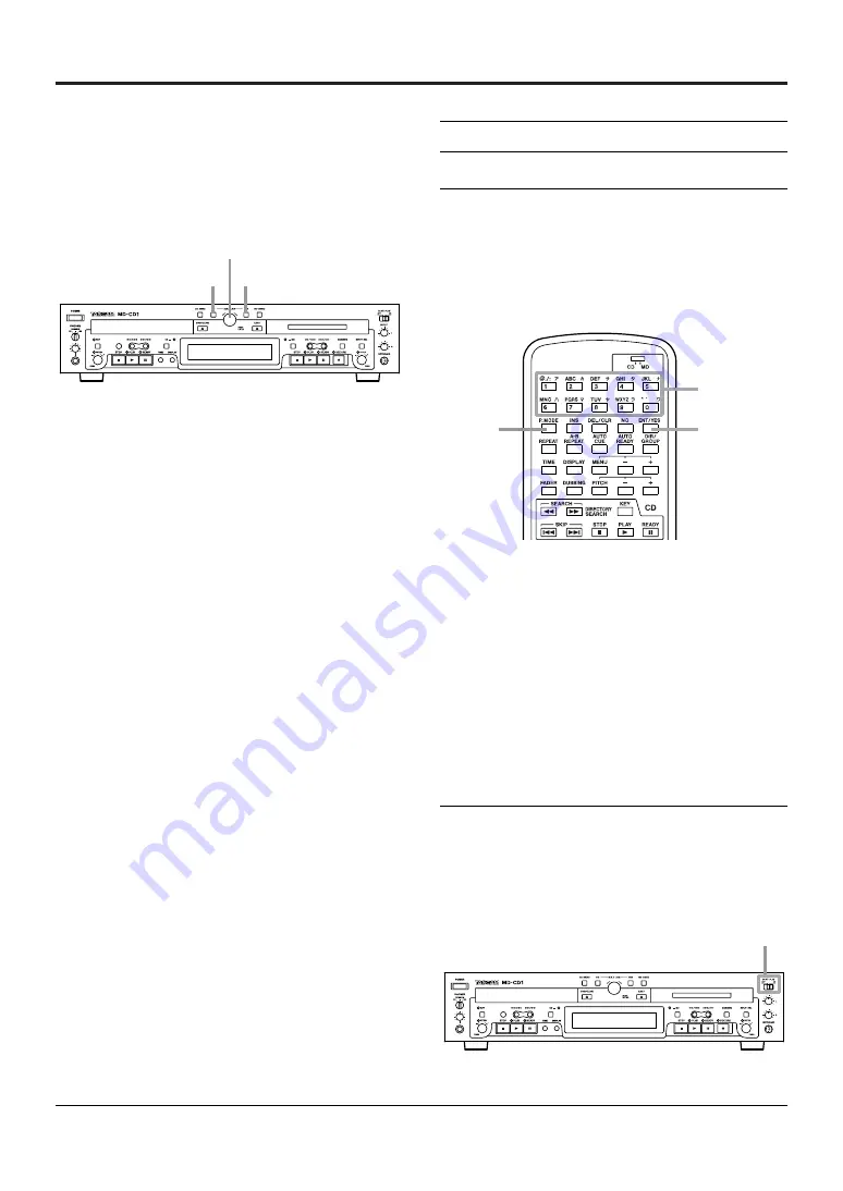 Tascam MD-CD1 Quick Start Manual Download Page 4