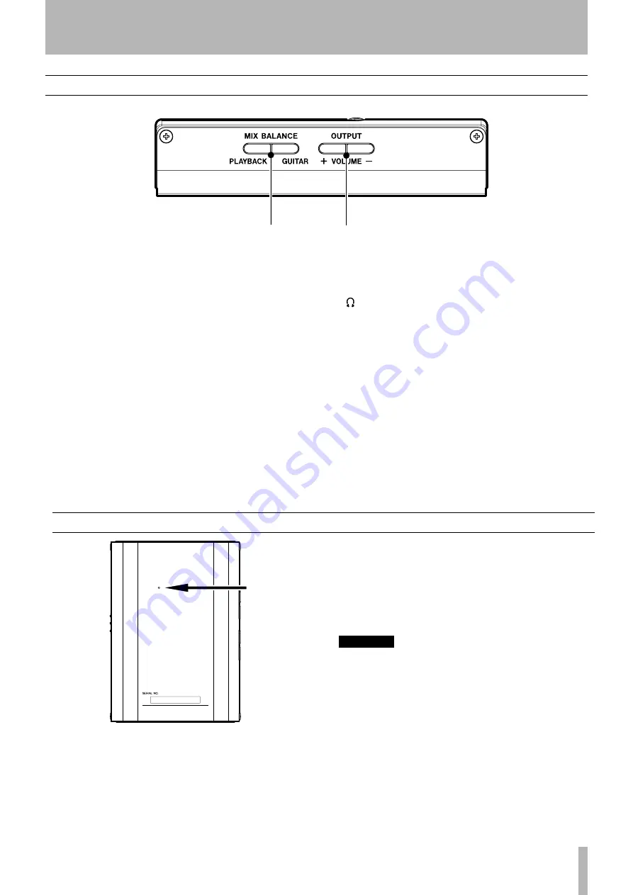 Tascam MP-GT1 Owner'S Manual Download Page 7