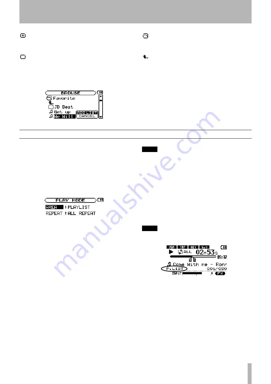 Tascam MP-GT1 Owner'S Manual Download Page 15