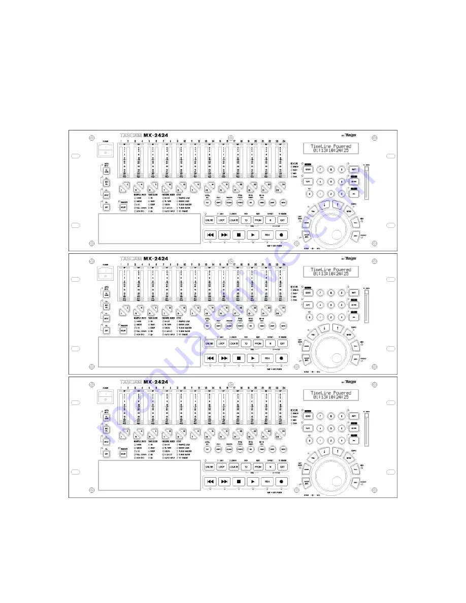 Tascam MX-2424 Скачать руководство пользователя страница 1