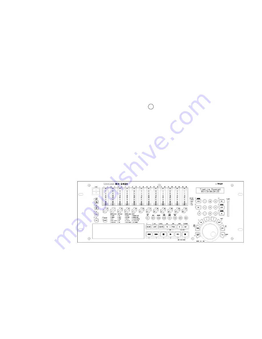 Tascam MX-2424 Скачать руководство пользователя страница 1