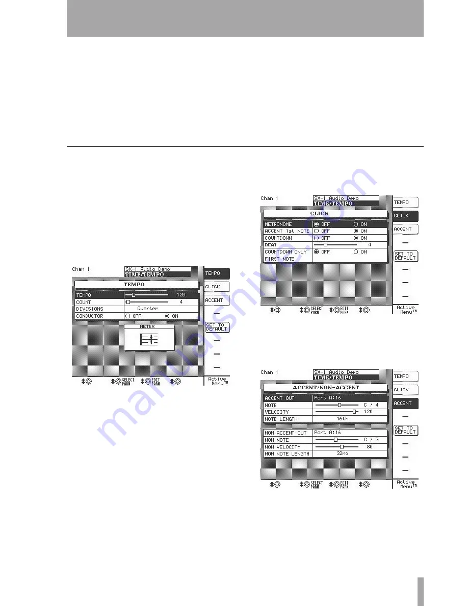 Tascam SX-1 Reference Manual Download Page 149