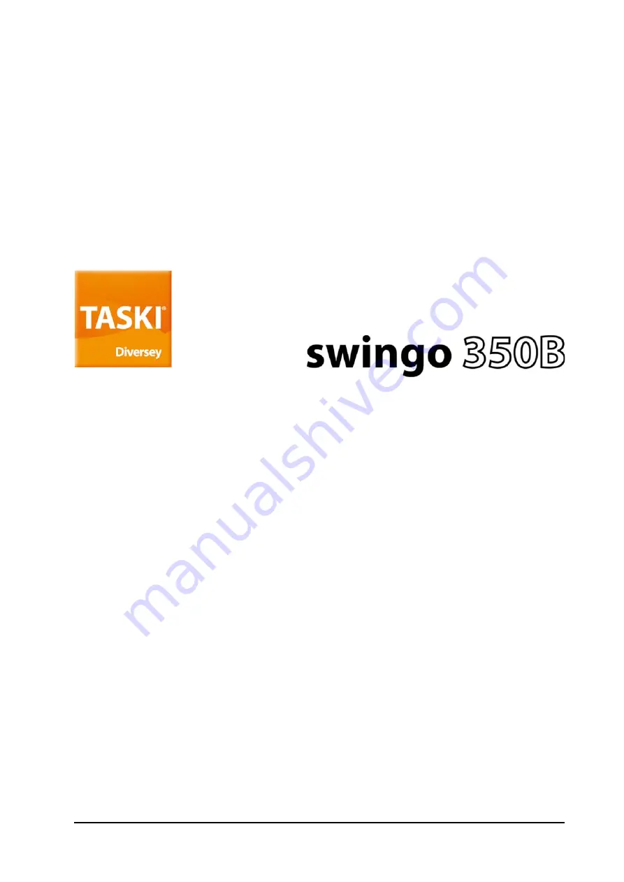 Taski swingo 350B Technical Manual Download Page 103