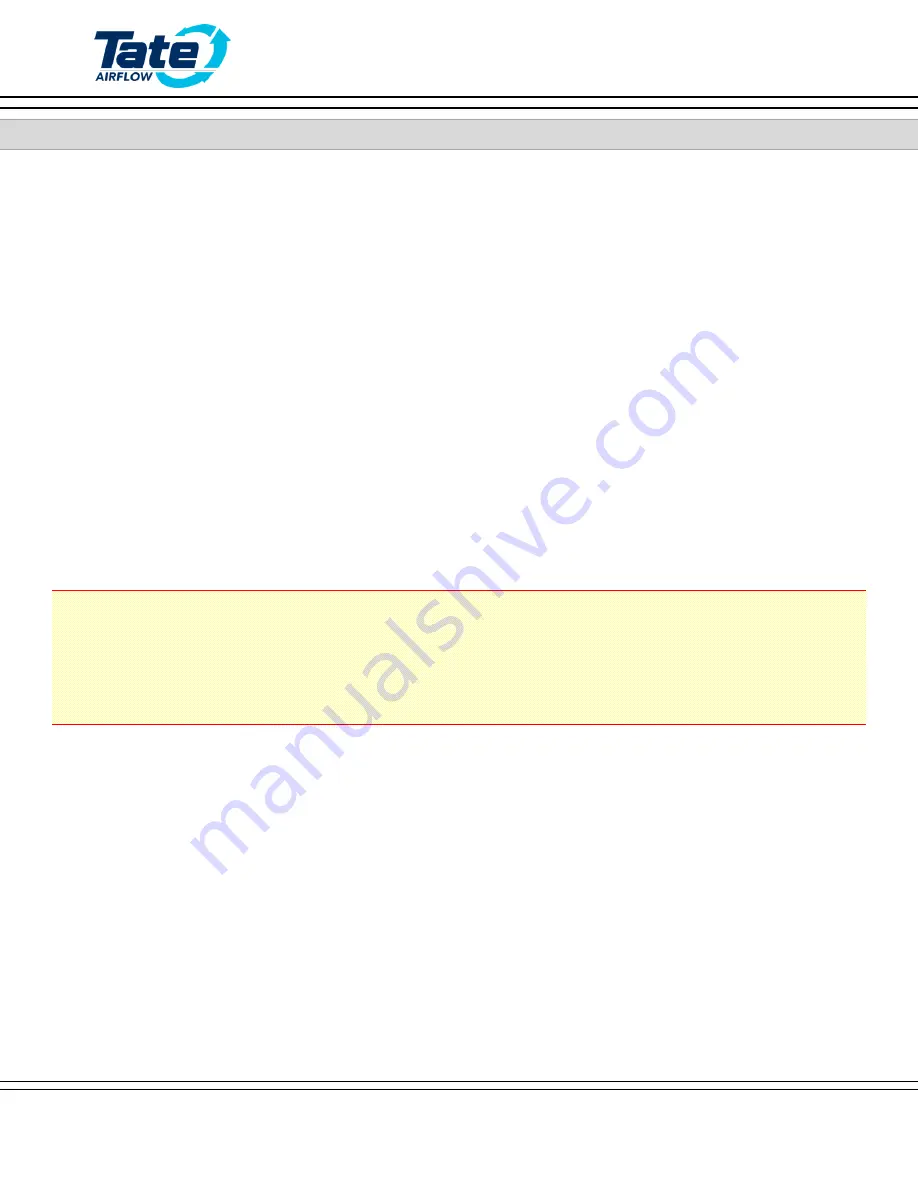 Tate SmartAire MZ Basic User'S Installation Manual Download Page 4