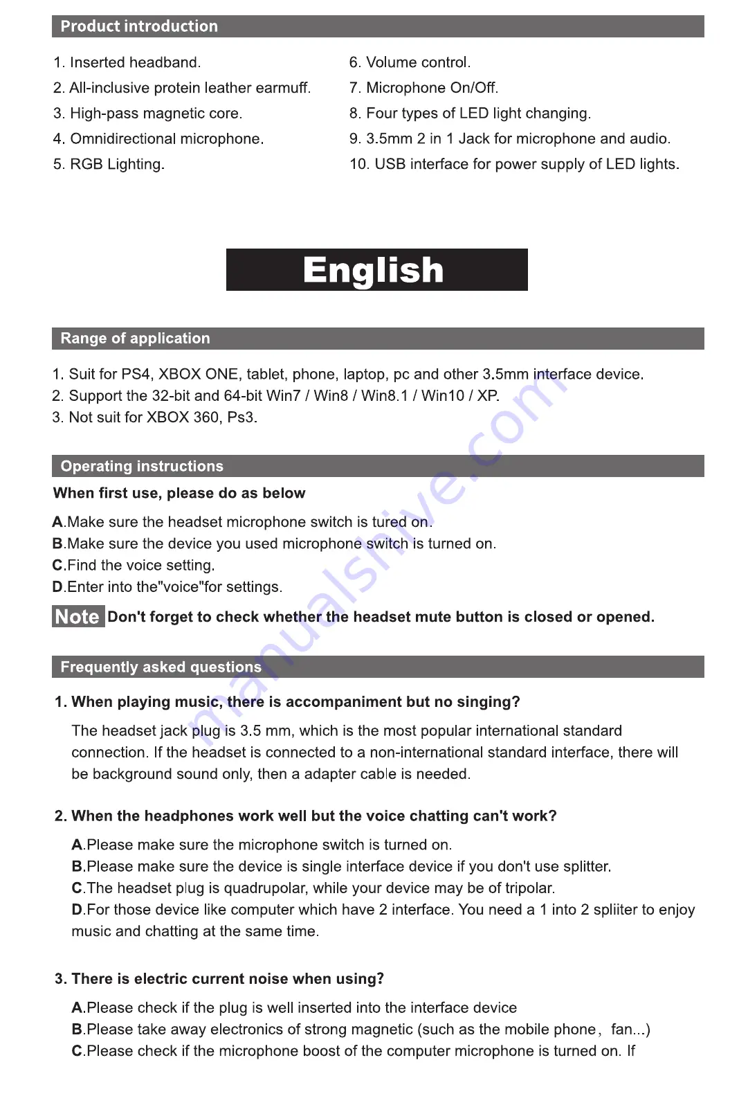 Tatybo XW3 User Manual Download Page 2