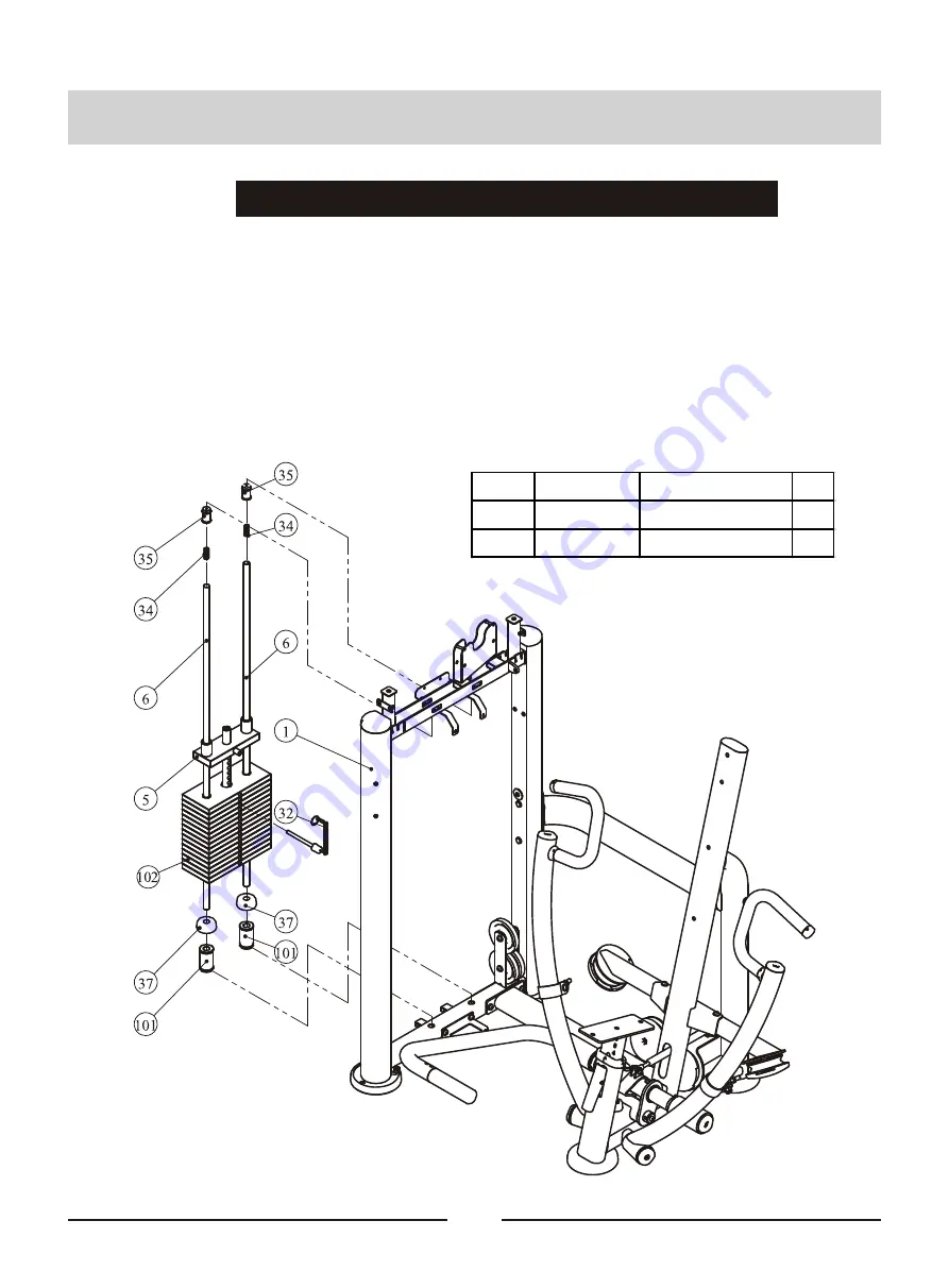 Taurus CHEST PRESS IT95 Owner'S Manual Download Page 25