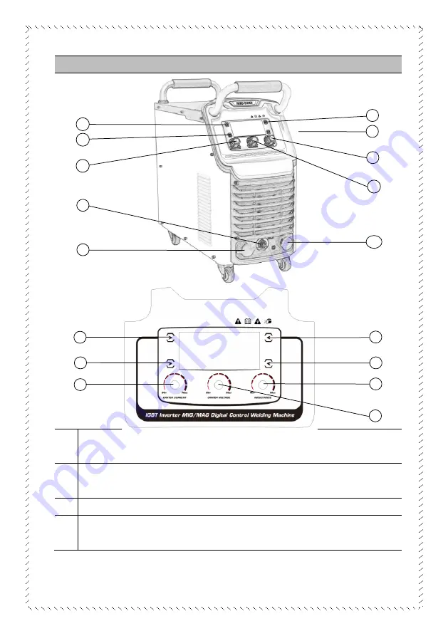 Taurus MIG-350I Operation Manual Download Page 11