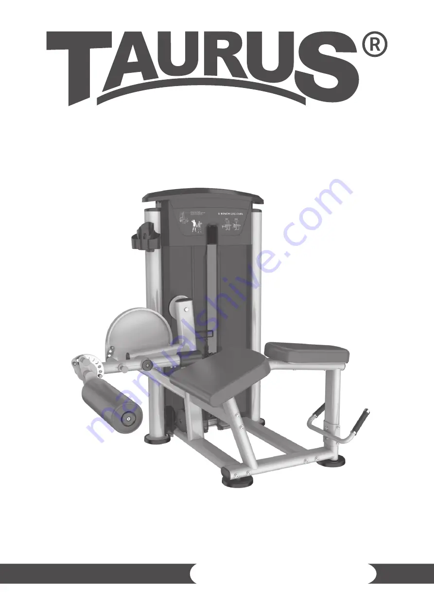 Taurus V BENCH LEG CURL IT95 Owner'S Manual Download Page 1