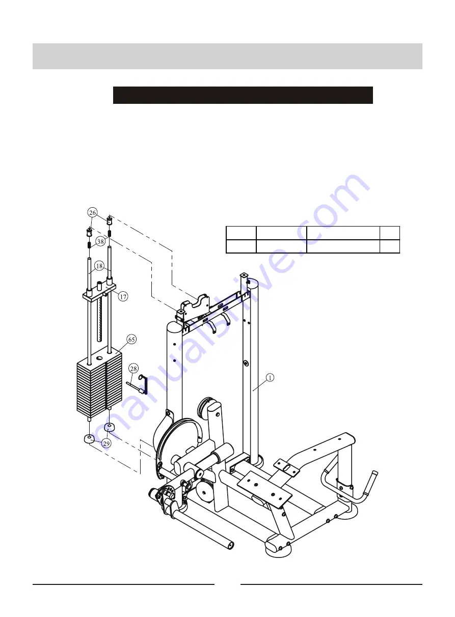 Taurus V BENCH LEG CURL IT95 Owner'S Manual Download Page 24