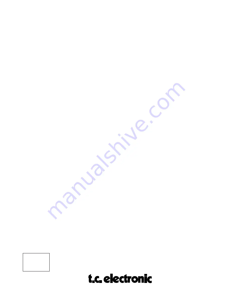 TC Electronic M5000 User Manual Download Page 30