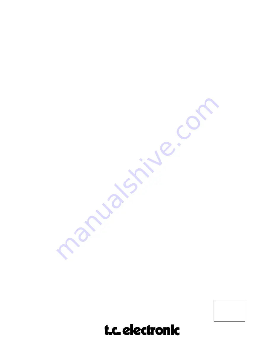 TC Electronic M5000 User Manual Download Page 43