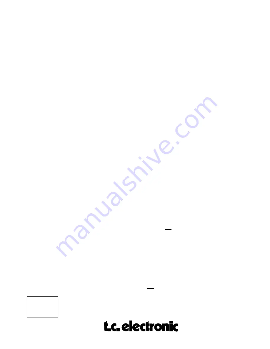 TC Electronic M5000 User Manual Download Page 66