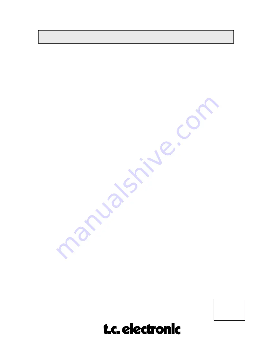 TC Electronic M5000 User Manual Download Page 110