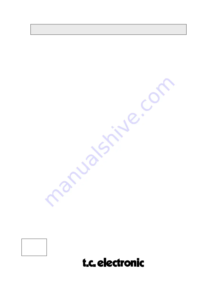 TC Electronic M5000 User Manual Download Page 148