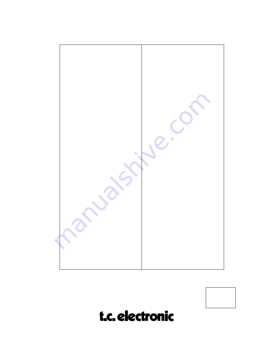 TC Electronic M5000 User Manual Download Page 170