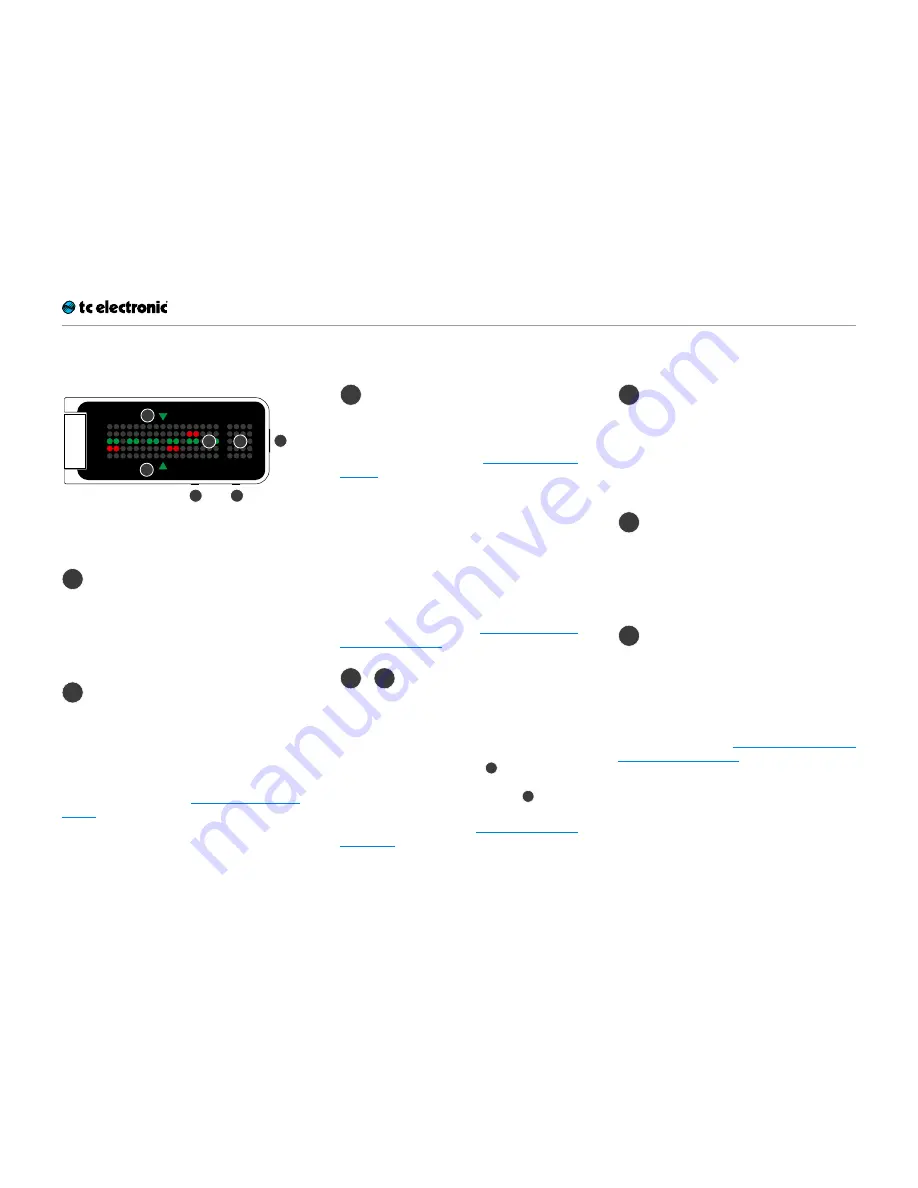 TC Electronic PolyTune Clip Manual Manual Download Page 8