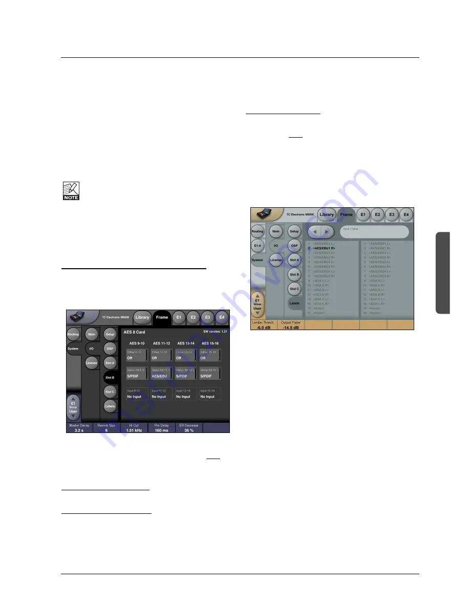 TC Electronic SYSTEM 6000 MKII Operation Manual Download Page 35