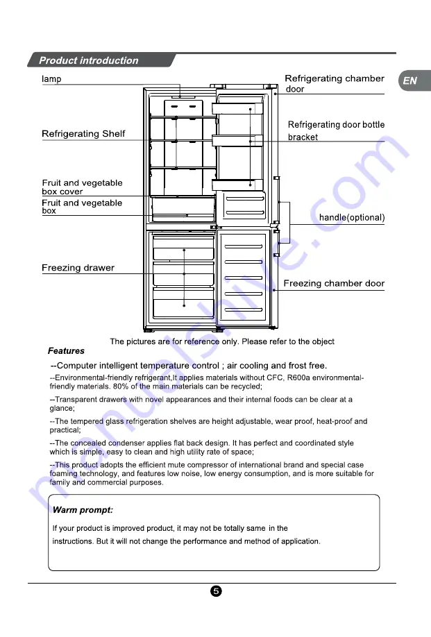 TCL RP318BXE0 Operation Instructions Manual Download Page 7