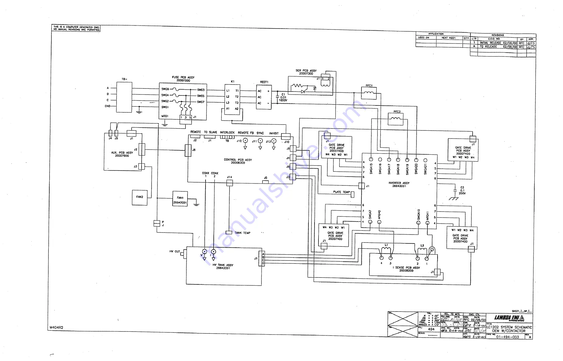 TDK-Lambda LC1202 Скачать руководство пользователя страница 50