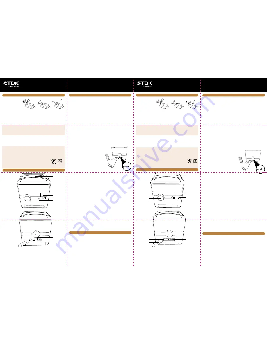 TDK A360 User Manual Download Page 2