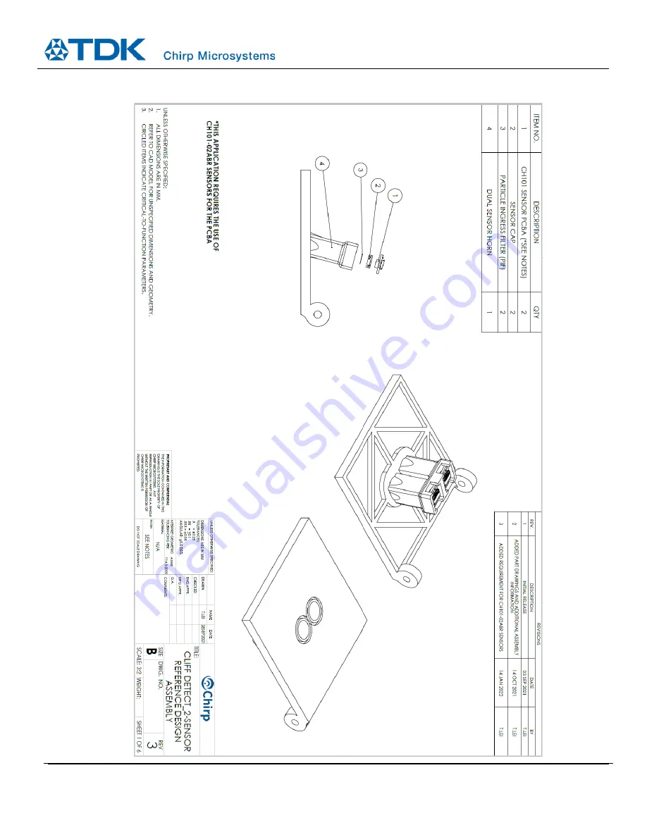 TDK CH101 User Manual Download Page 15