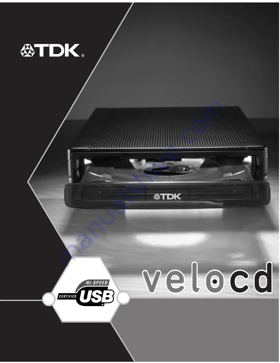 TDK Velocd Quick Manual Download Page 1