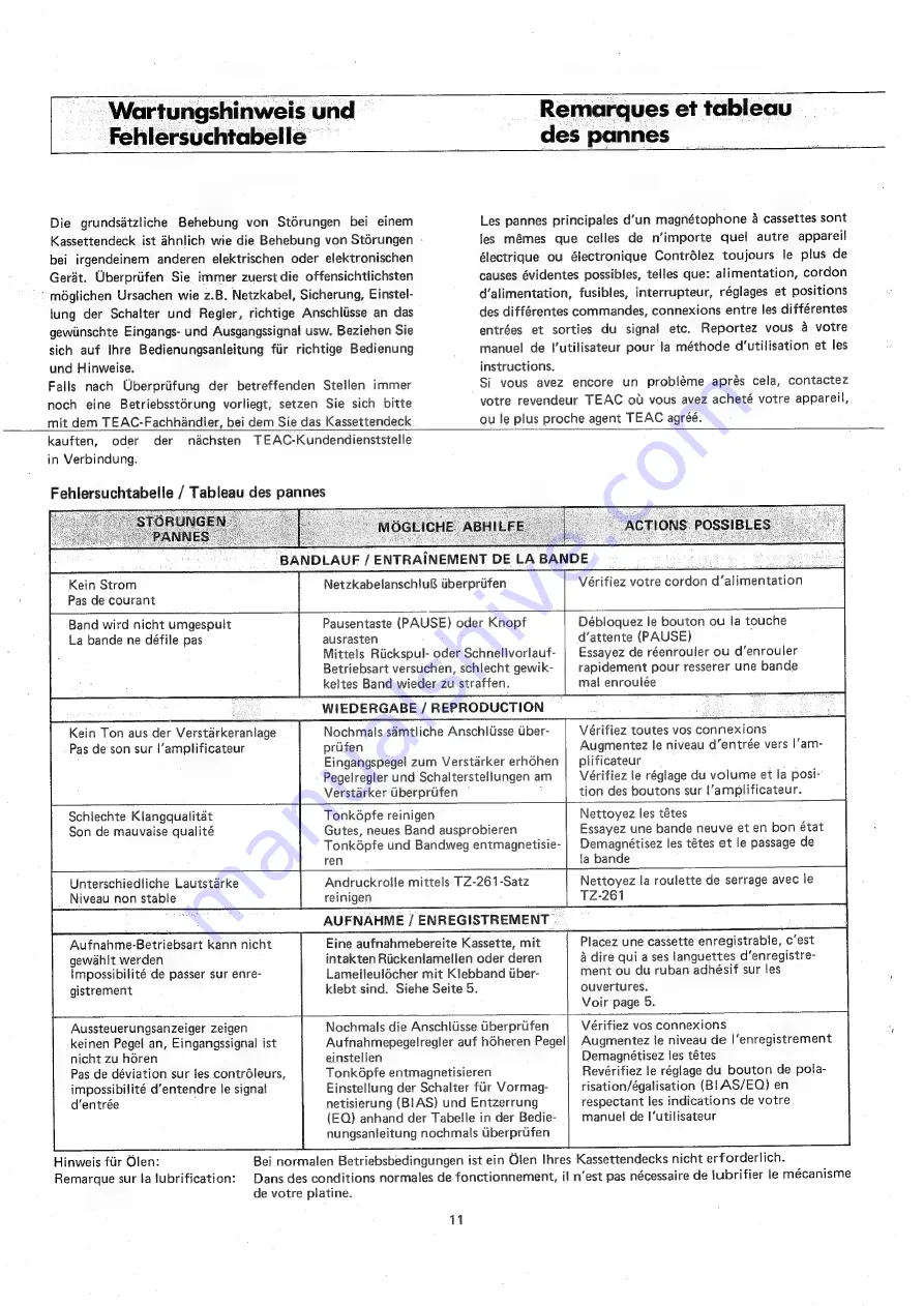 Teac A-400 Service Manual Download Page 52