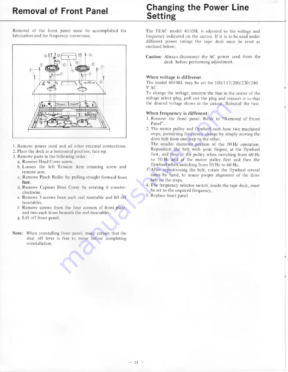 Teac A-4010SL Скачать руководство пользователя страница 14