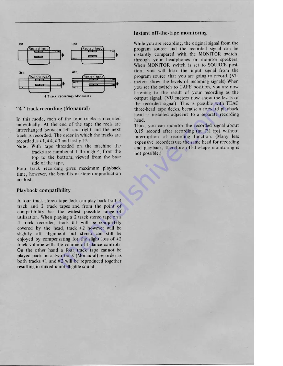 Teac A-4010SL Instruction Manual Download Page 25