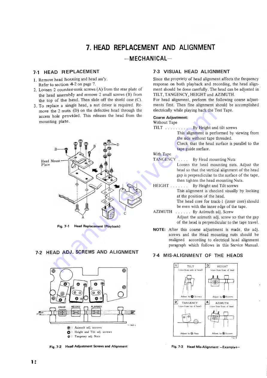 Teac A-7300RX Service Manual Download Page 11