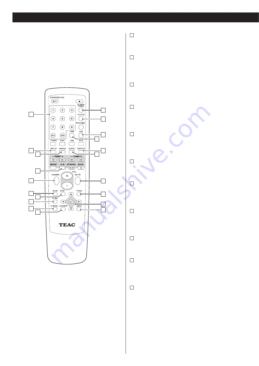 Teac DR-H300 Owner'S Manual Download Page 14