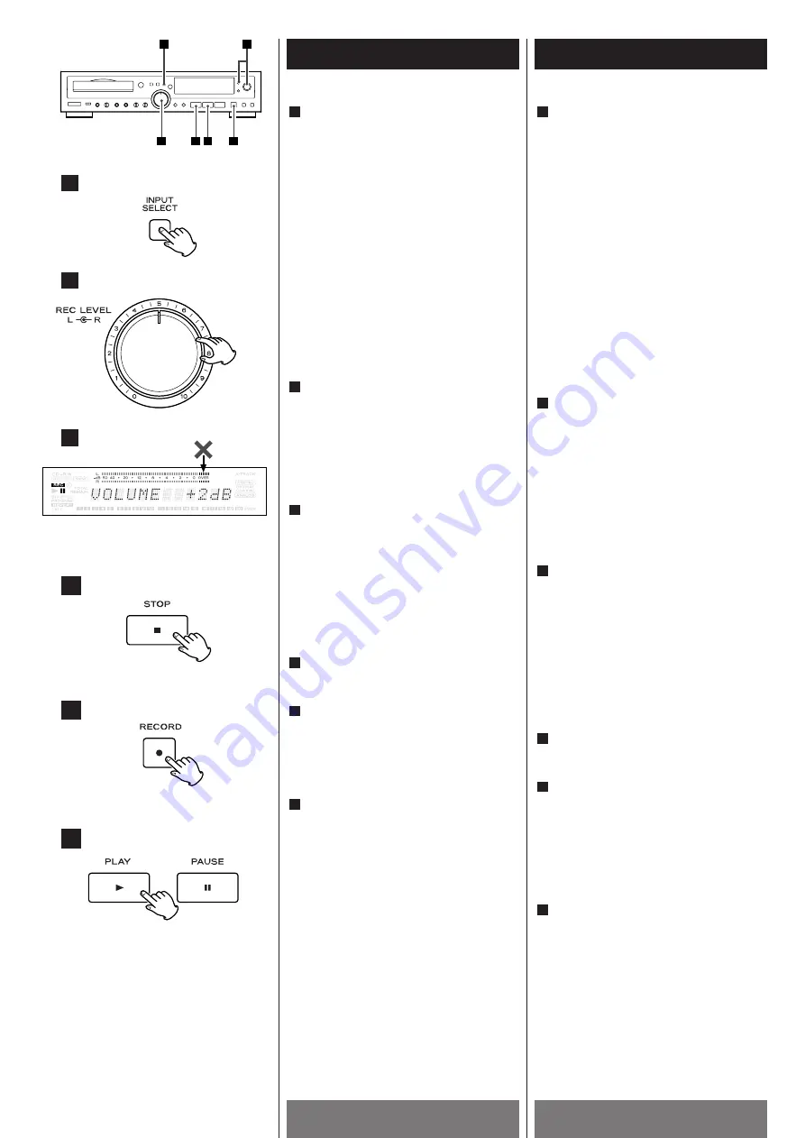 Teac RW-800 Скачать руководство пользователя страница 23