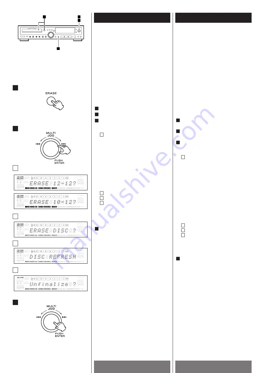 Teac RW-800 Скачать руководство пользователя страница 33