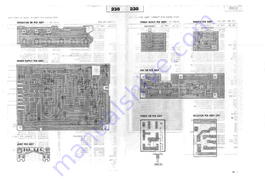 Teac SYNCASET 238 Скачать руководство пользователя страница 31