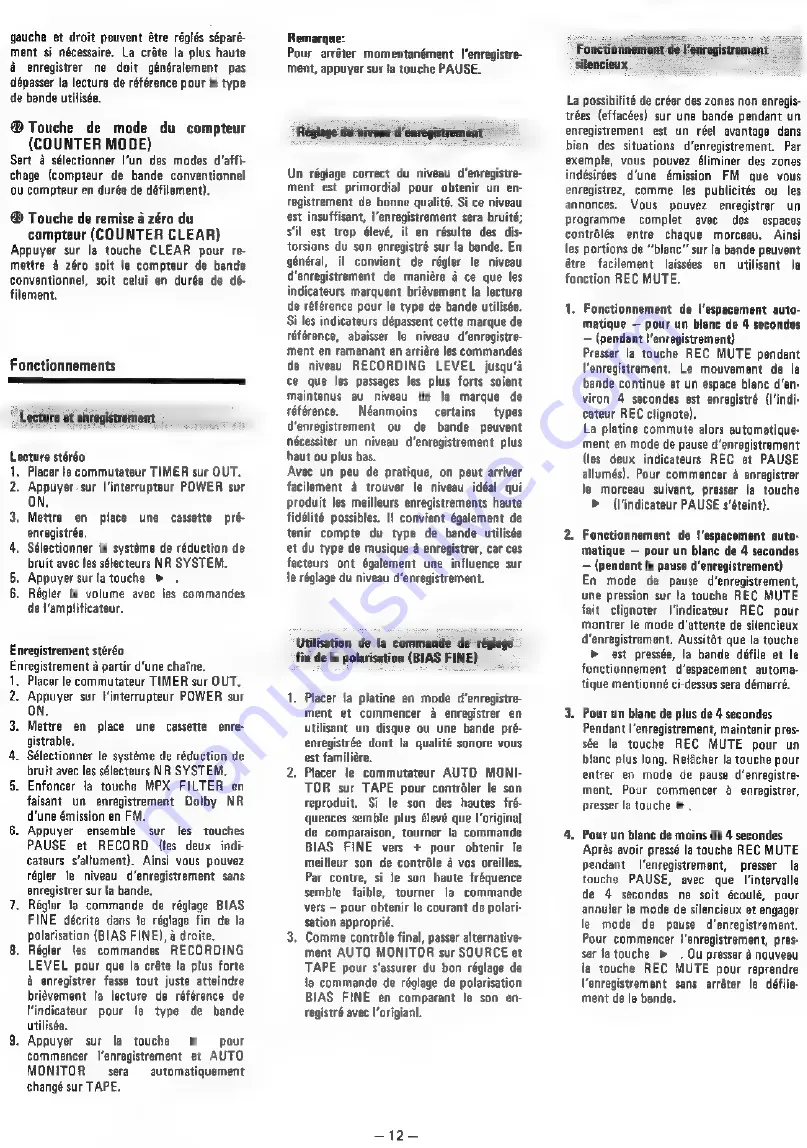 Teac V-770 Owner'S Manual Download Page 12